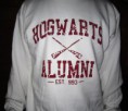 Hogwarts Alumni White unisex sweatshirt